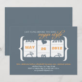 Slot Machine Bachelorette Party in Vegas Kaart (Voorkant / Achterkant)