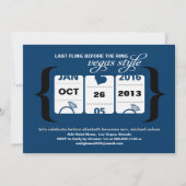 Slot Machine Bachelorette Party in Vegas Kaart (Voorkant)