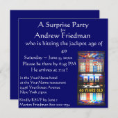 Slot Machine Birthday Party Winner Kaart (Voorkant / Achterkant)