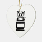 Slot machine casino keramisch ornament (Links)