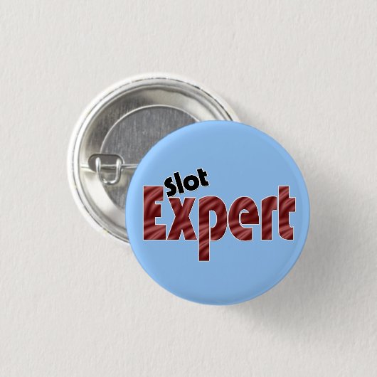 Slot Machine Expert Casino Gambler Button (Voorkant /achterkant)