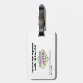 Slot Machine Expert Gambler Bagagelabel (Achterkant verticaal)