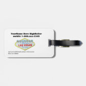 Slot Machine Expert Gambler Bagagelabel (Achterkant horizontaal)