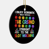 Slot Machine Gambling Casino Gambler Vegas Keramisch Ornament (Rechts)
