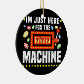 Slot Machine Gambling Lover Funny Casino Keramisch Ornament (Rechts)