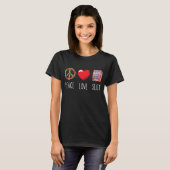 Slot Machine Gambling Player Love T-shirt (Voorkant volledig)