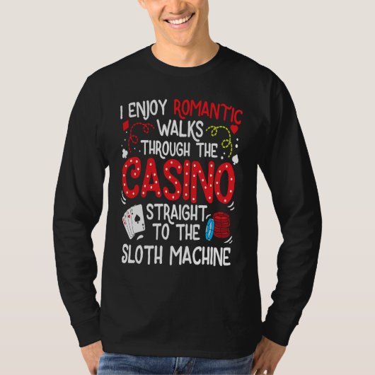 Slot Machine Gambling T-shirt (Voorkant)