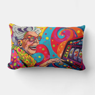 Slot Machine Granny Sierkussen Kussen