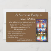 Slot Machine Jackpot 21e verjaardag Kaart (Voorkant)