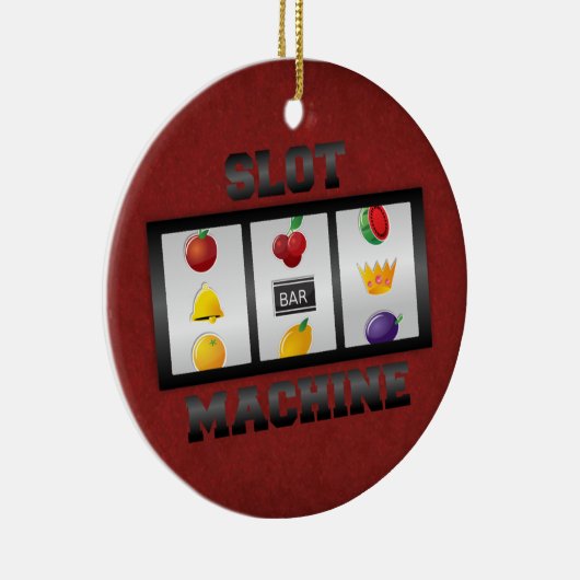 SLOT MACHINE KERAMISCH ORNAMENT (Rechts)