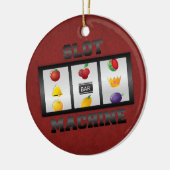 SLOT MACHINE KERAMISCH ORNAMENT (Links)