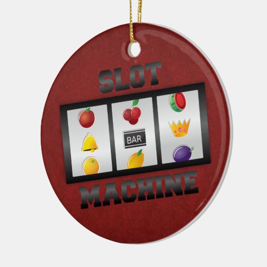 SLOT MACHINE KERAMISCH ORNAMENT (Links)