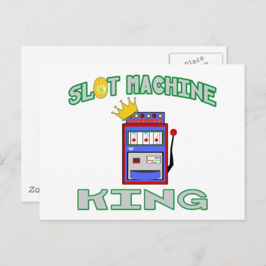 Slot Machine King Briefkaart (Voorkant / Achterkant)