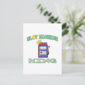 Slot Machine King Briefkaart (Staand voorkant)