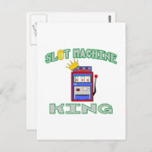Slot Machine King Briefkaart (Voorkant / Achterkant)