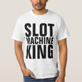 SLOT MACHINE KING, Casino T-shirts (Voorkant)