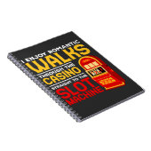 Slot Machine Player Funny Casino Gambling Humor Notitieboek (Rechterzijde)