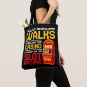 Slot Machine Player Funny Casino Gambling Humor Tote Bag (Dichtbij)