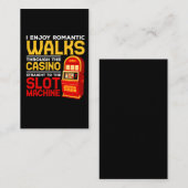 Slot Machine Player Funny Casino Gambling Humor Visitekaartje (Voorkant / Achterkant)