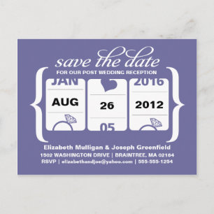 Slot Machine Post bruiloft receptie Briefkaart