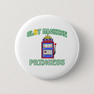 Slot Machine Princess (Tiara) Ronde Button 5,7 Cm