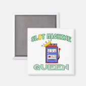 Slot Machine Queen Magneet (Voorkant / Achterkant)