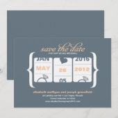 Slot Machine Save the Date - Weddenschap (Voorkant / Achterkant)