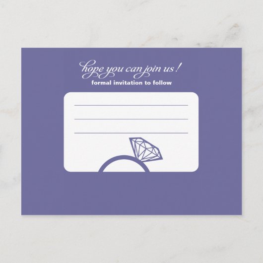 Slot Machine Save the Date - Weddenschap Aankondigingskaart (Achterkant)