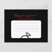 Slot Machine Save the Date - Weddenschap Aankondigingskaart (Achterkant)