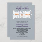 Slot Machine Trouwkaart Kaart (Voorkant / Achterkant)