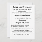 Slot-machine voor bachelor kaart (Achterkant)