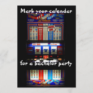 Slot-machine voor bachelor kaart