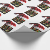 Slot-machine voor kerstVegas Cadeaupapier (Hoek)