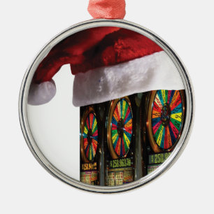 Slot-machine voor kerstVegas Metalen Ornament