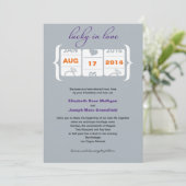 Slot Machine Weddenschap Kaart (Staand voorkant)