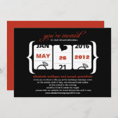 Slot Machine Weddenschap Kaart (Voorkant / Achterkant)