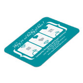 Slot Machine Weddenschap Opslaan Datum Magneet (Linkerzijde)