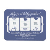 Slot Machine Weddenschap Opslaan Datum Magneet (Horizontaal)