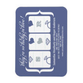 Slot Machine Weddenschap Opslaan Datum Magneet (Verticaal)