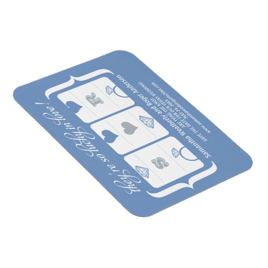 Slot Machine Weddenschap Opslaan Datum Magneet (Rechterzijde)