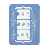 Slot Machine Weddenschap Opslaan Datum Magneet (Verticaal)