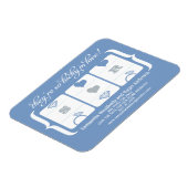 Slot Machine Weddenschap Opslaan Datum Magneet (Linkerzijde)