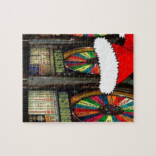 Slot-machines voor kerststaarten legpuzzel (Horizontaal)