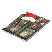Slot-machines voor kerststaarten notitieblok (Linkerzijde)
