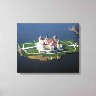 Slot Moritzburg Saksen Canvas Afdruk