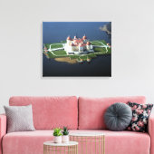 Slot Moritzburg Saksen Canvas Afdruk (Insitu (Woonkamer))
