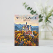 Slot Neuschwanstein Duitsland Briefkaart (Staand voorkant)