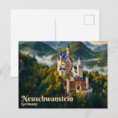 Slot Neuschwanstein Duitsland Briefkaart (Voorkant / Achterkant)