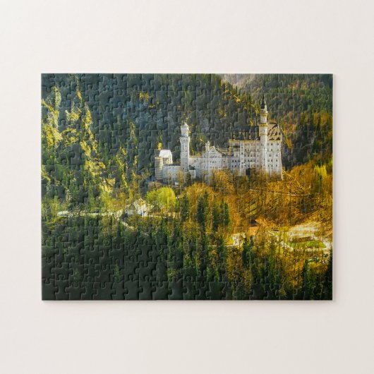Slot Neuschwanstein Duitsland. Legpuzzel (Horizontaal)