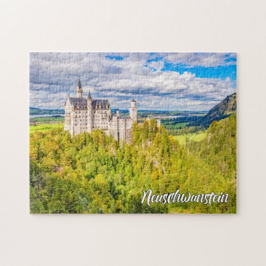 Slot Neuschwanstein, Duitsland Legpuzzel (Horizontaal)